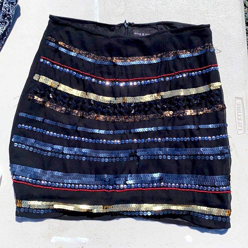 Rock & Republic Sequin Skirt